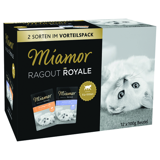 Miamor Ragout Royale -säästöpakkaus 60 x 100 g - Royale in Jelly Kitten-valikoima