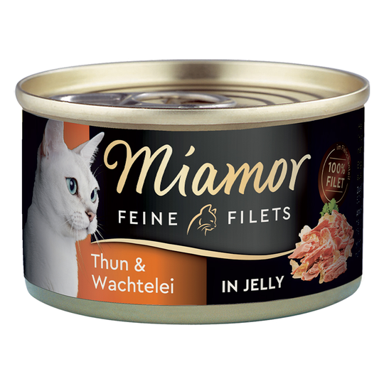 Miamor Fine Filets 1 x 100 g - tonnikala & viiriäisenmuna hyytelössä