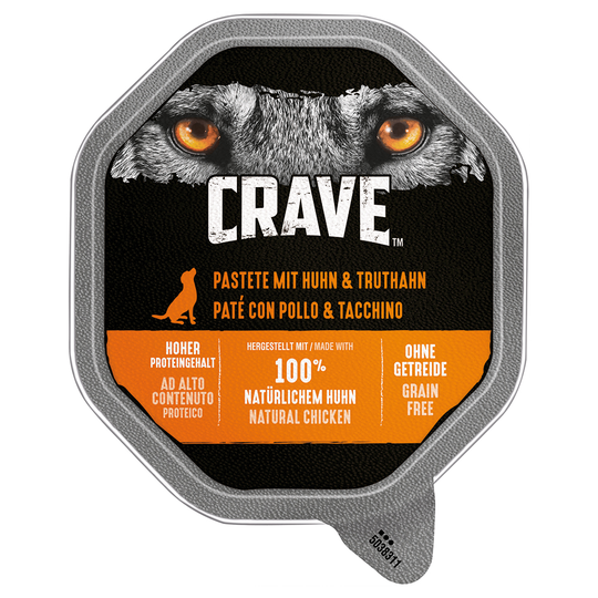 Crave Adult Paté - 150 g kana & kalkkuna