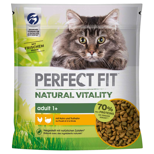 Perfect Fit Natural Vitality kana & kalkkuna - 650 g