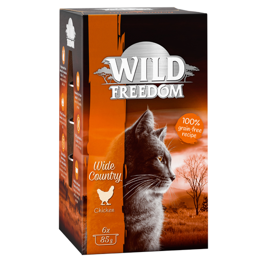 Wild Freedom Adult -rasiat 6 x 85 g - Wide Country - kana