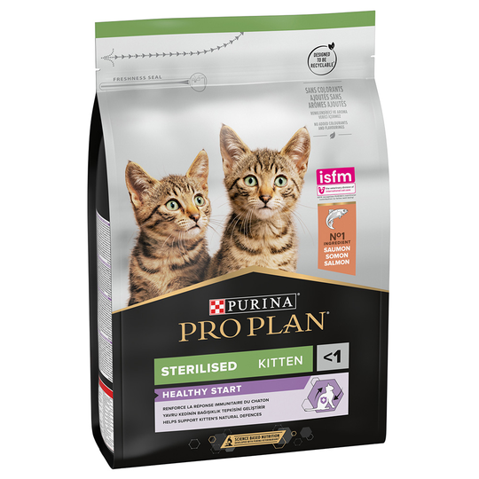PURINA Pro Plan Sterilised Kitten Rich in Salmon - 3 kg