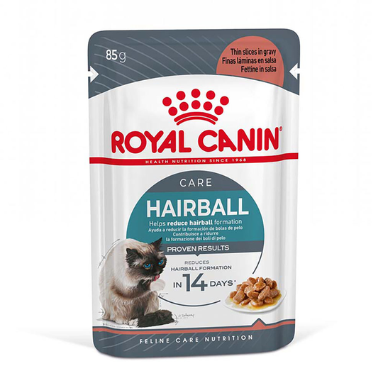 Royal Canin -suursäästöpakkaus 96 x 85 g - Hairball Care in Gravy