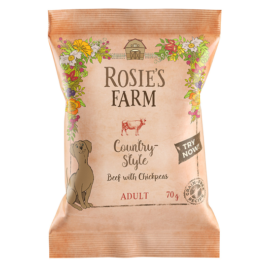 Rosie's Farm Adult Country-Style - Beef with Chickpeas - 70 g