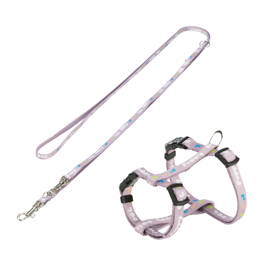 Trixie Junior -pentuvaljaat talutushihnalla - 23-34 cm/8 mm, 200 cm, syreeni