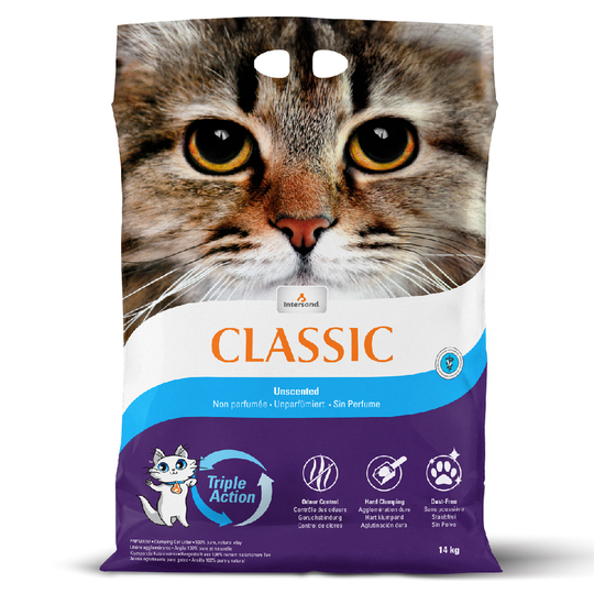 Intersand Extreme Classic -kissanhiekka, hajustamaton - 14 kg