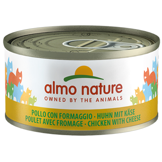 Almo Nature 6 x 70 g - kana & juusto