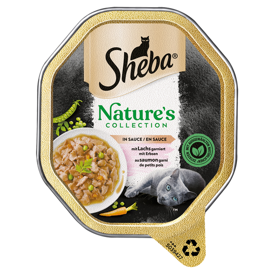 Sheba Nature´s Collection in Sauce -säästöpakkaus 44 x 85 g - lohi