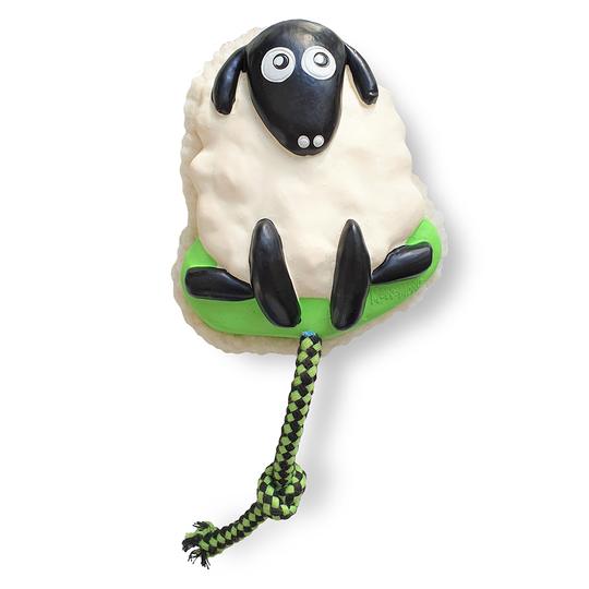 Max & Molly Woody the Sheep -koiranlelu - P 28 x L 16,5 x K 6,2 cm