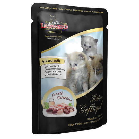 Leonardo Finest Selection Pouch 16 x 85 g - kitten: kana