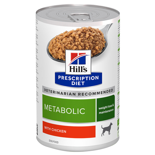 3x zooPisteitä: Hill's Prescription Diet -koiranruoka 12 x 370 g - Metabolic Weight Management 12 x 370 g