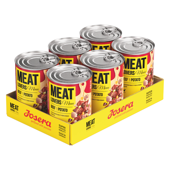 Josera Meatlovers Menü 6 x 400 g - nauta & peruna