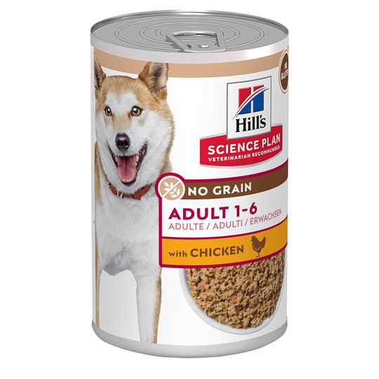 Hill's Science Plan Adult No Grain with Chicken - 12 x 363 g