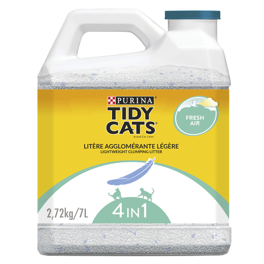 2 x 7 l / 20 l Purina Tidy Cats Lightweight -kissanhiekkaa erikoishintaan! - Fresh Air 2 x 7 l