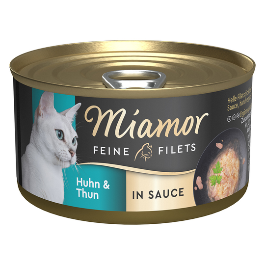 Miamor Feine Filets in Sauce 24 x 85 g - kana & tonnikala