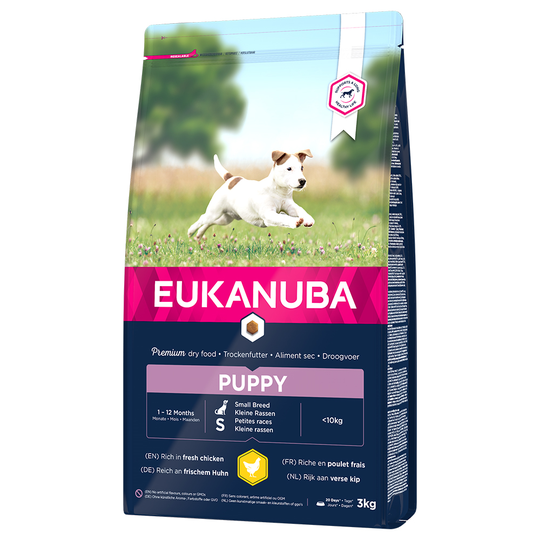 Eukanuba Breed Specific -koiranruokaa erikoishintaan! - 3 kg Puppy Small Breed Chicken