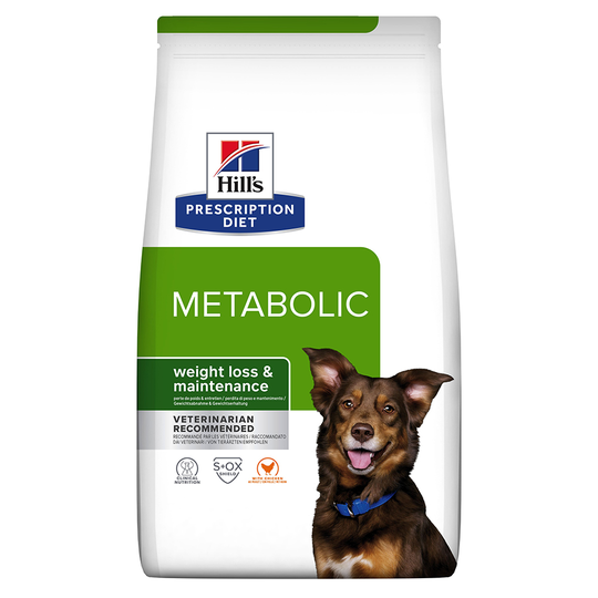 3 x zooPisteitä: Hill's Prescription Diet Metabolic koiran kuivaruoka - 12 kg Metabolic Weight Management - kana