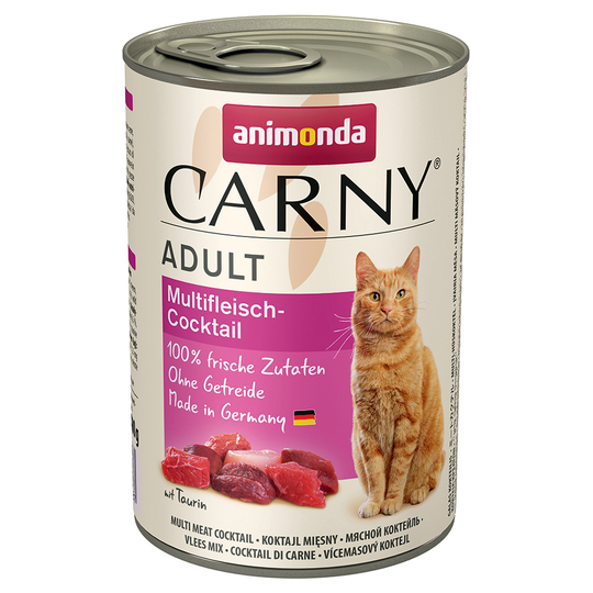 Animonda Carny kissanruoka 24 x 400 g: 20 + 4 kaupan päälle! - Adult: lihalautanen