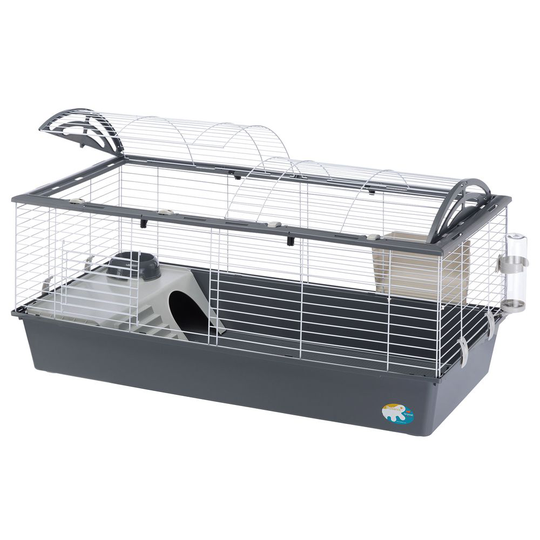Ferplast Casita 120 -pieneläinhäkki - harmaa: P 119 x L 58 x K 61 cm