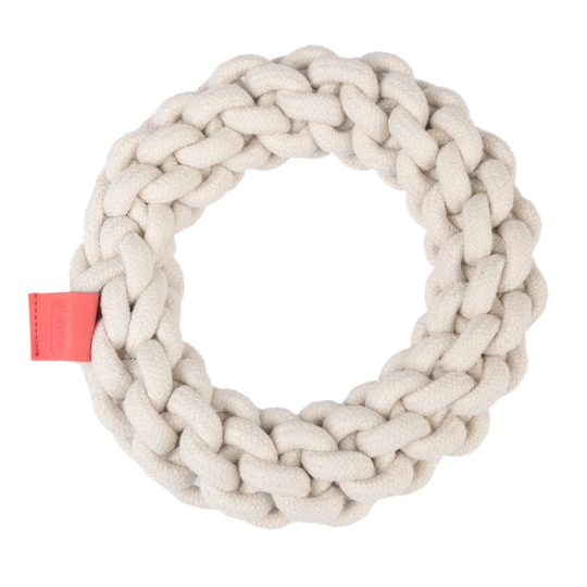 TIAKI-koiranlelu Rope Ring - Ø 18 x K 4,5 cm