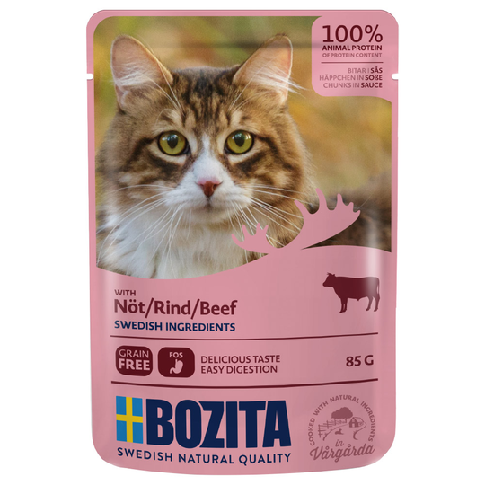 Bozita Chunks in Gravy Pouch 24 x 85 g - nauta