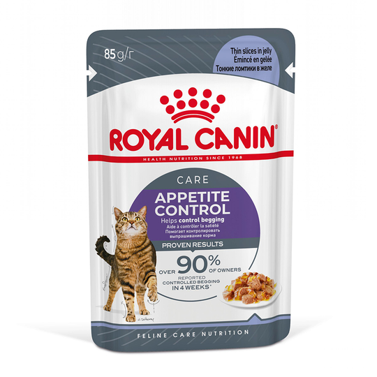 36 + 12 kaupan päälle! 48 x 85 g Royal Canin -kissanruokaa - Appetite Control Care in Jelly