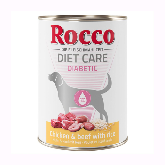 Rocco Diet Care Diabetic Chicken & Beef with Rice 400g 12 x 400 g