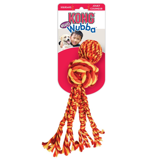 KONG Wubba Weaves - koko XL: noin P 44 x B 10 x H 10 cm