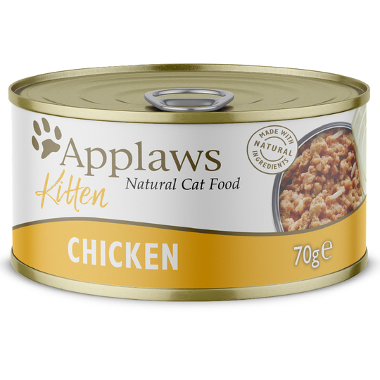 Applaws in Broth -kissanruoka 6 x 70 g - kitten-kananrinta