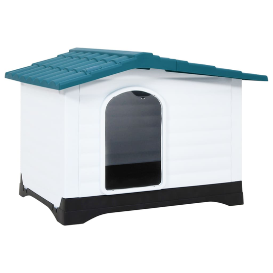 vidaXL Koirankoppi sininen 90,5x68x66 cm polypropeeni