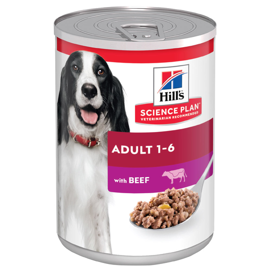 Hill's Science Plan -säästöpakkaus 24 x 370 g - Adult nauta