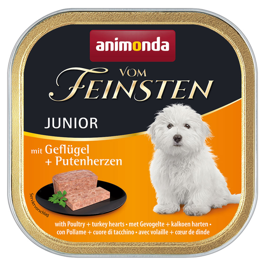 Animonda Vom Feinsten Junior 6 x 150 g - siipikarja & kalkkunansydän