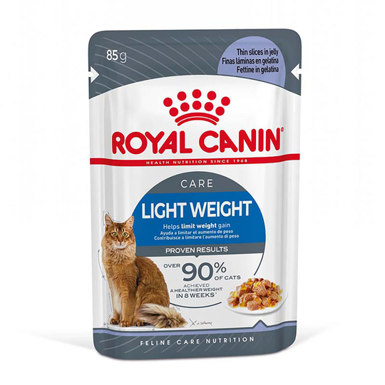36 + 12 kaupan päälle! 48 x 85 g Royal Canin -kissanruokaa - Light Weight Care in Jelly
