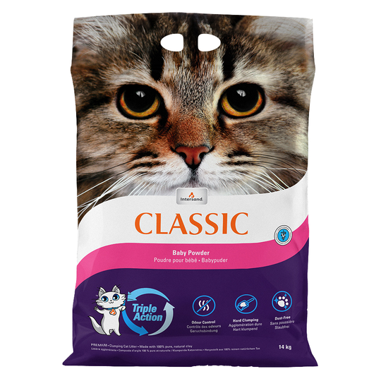 Intersand Classic -kissanhiekka 14 kg: 12 + 2 kg kaupan päälle! - baby powder