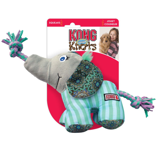 KONG Knots Carnival Elephant - koko S/M: P 9 x L 17 x K 13 cm