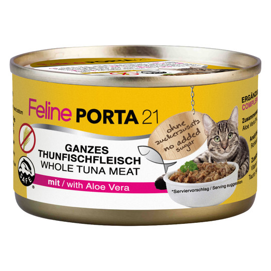 Feline Porta 21 -kissanruoka 1 x 90 g - tonnikala & aloe (viljaton)