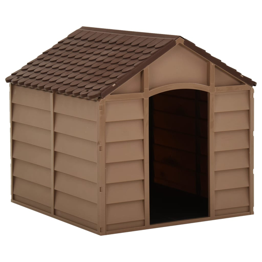 vidaXL Koirankoppi ruskea 71x71,5x68 cm