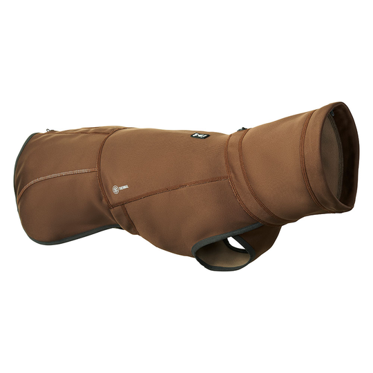 Hurtta Bare Softshell -koirantakki Chocolate - selän pituus n. 30 cm