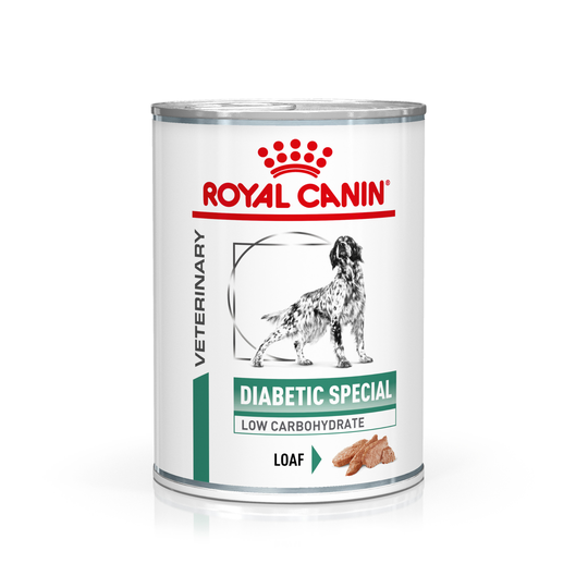 Royal Canin Veterinary Canine Diabetic Special Low Carb Mousse - 12 x 410 g