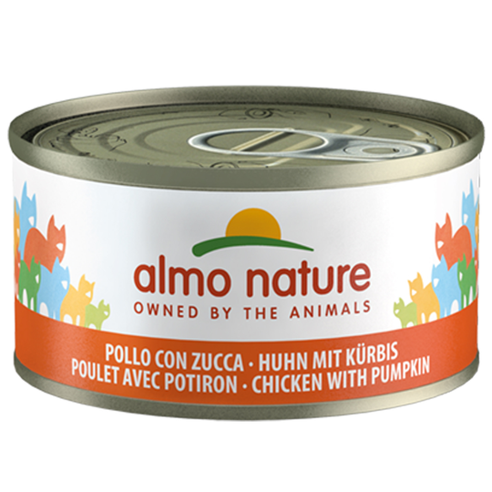 Almo Nature 6 x 70 g - kana & kurpitsa