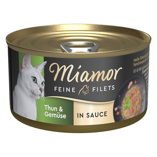 Miamor Feine Filets in Sauce 24 x 85 g - tonnikala & vihannekset