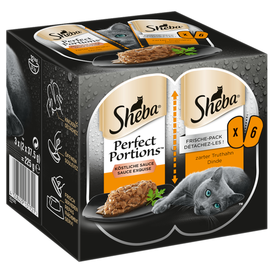 Sheba Perfect Portions 48 x 37,5 g - kastike: kalkkuna