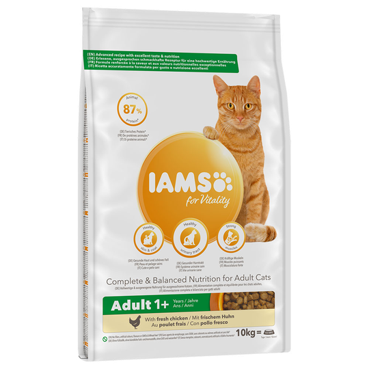 Iams kissanruoka erikoishintaan: 10% alennusta! - Adult Chicken (10 kg)