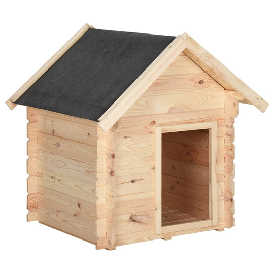 vidaXL Koirankoppi 80x80x100,6 cm täysi mänty