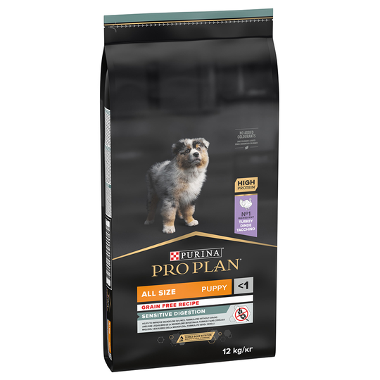 PURINA PRO PLAN All Sizes Puppy Sensitive Digestion Grainfee Turkey - 12 kg