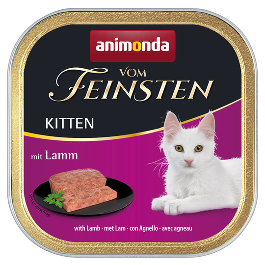 Animonda vom Feinsten Kitten -säästöpakkaus 72 x 100 g - lammas