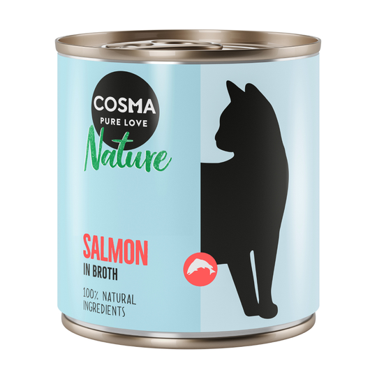 6 x 280 g Cosma Nature erikoishintaan! - lohi