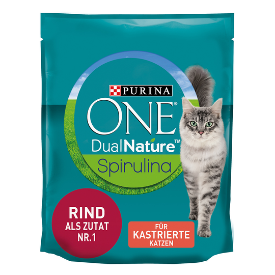 Purina ONE Dual Nature Sterilized Beef & Spirulina - säästöpakkaus: 3 x 1,4 kg
