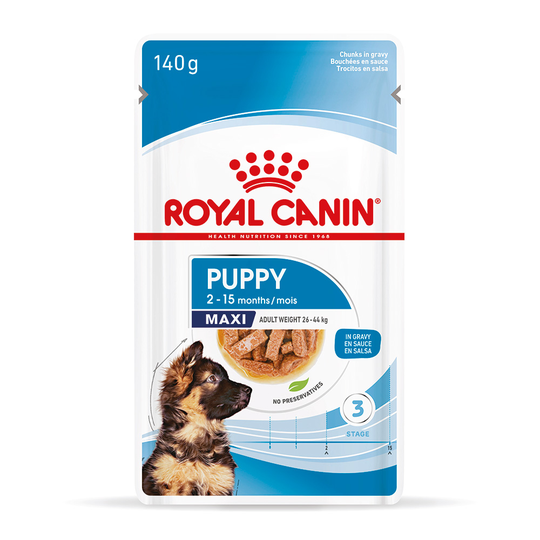 Royal Canin Maxi Puppy in Gravy - 10 x 140 g