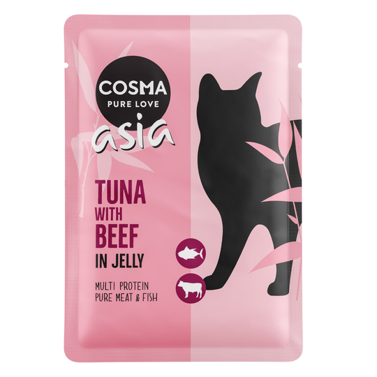 Cosma Asia Pouches 6 x 100 g - tonnikala & nauta
